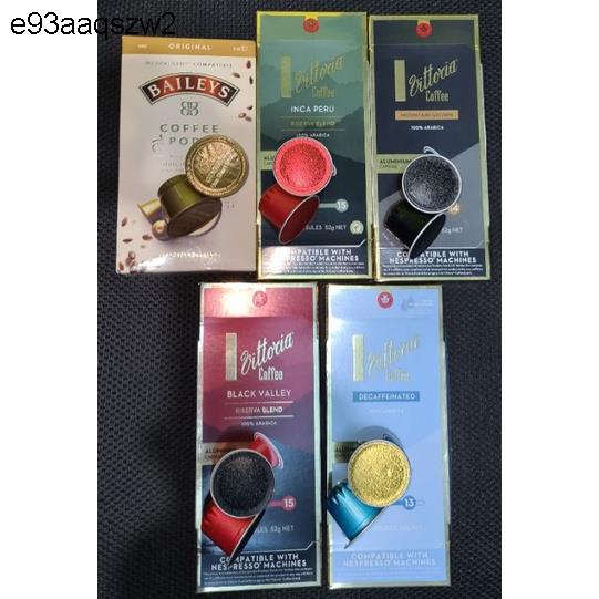Baileys & Vittoria Coffee Pods Assorted Pods for Nespresso Machine