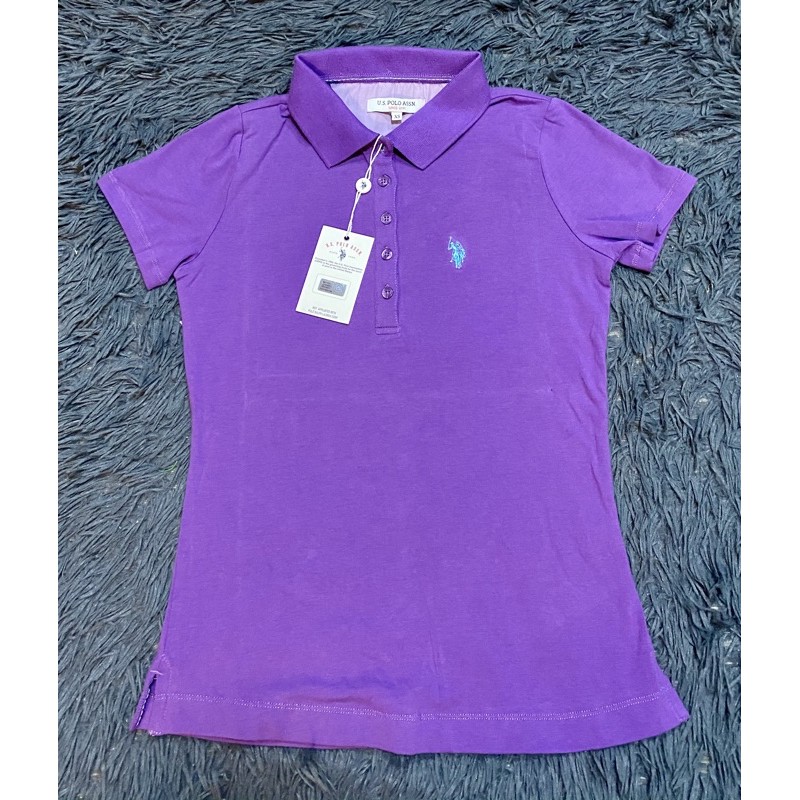 lavender polo shirt ladies