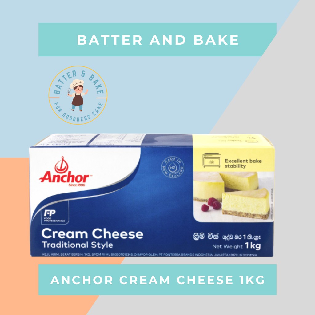 Anchor Cream Cheese 1kg Exp Aug2023 Shopee Philippines