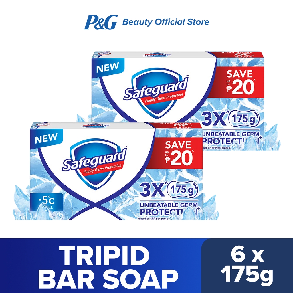 Safeguard Bar Soap Arctic Fresh (175gx3)Set of 2 Shopee Philippines