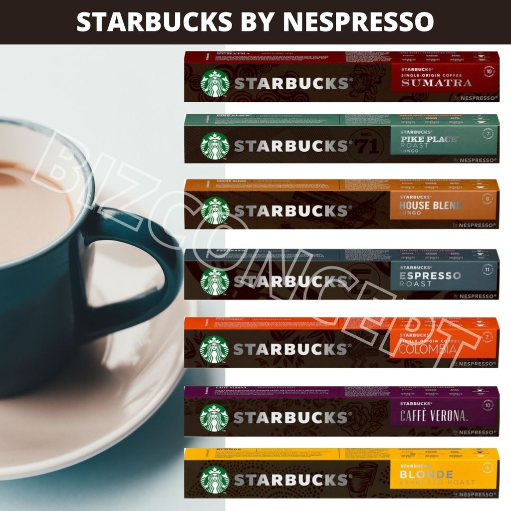 STARBUCKS NESPRESSO COFFEE CAPSULES PODS | Shopee Philippines