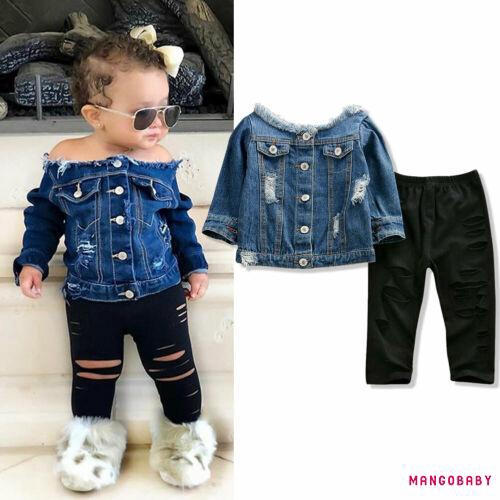 newborn girl jean jacket