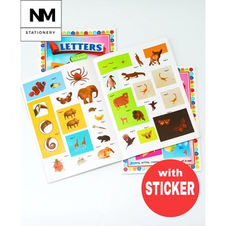 NM Activity Book with Sticker / Learn with Numbers, Letters, Animals 16pages #5