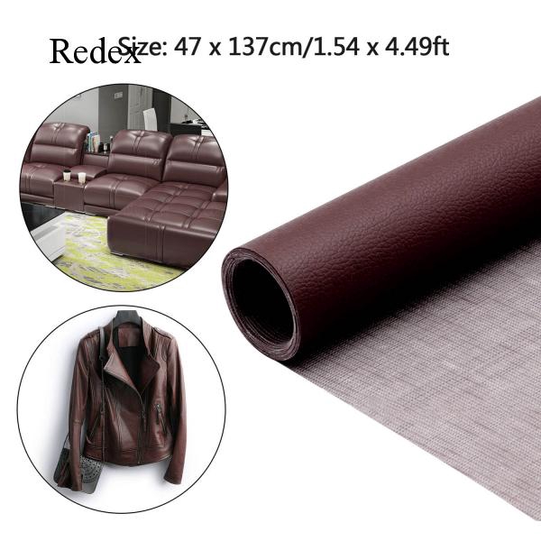 Redex 1 Roll Self Adhesive Pu Leather, Leather Sofa Patch Repair Kit