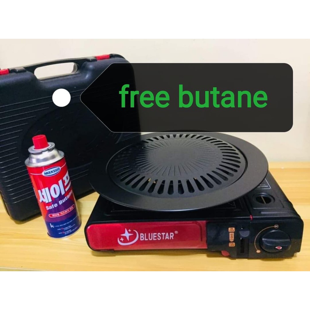 Smokeless barbecue and samgyupsal grill korean style pan and stove set