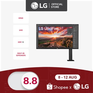 LG 32” UltraFine Ergo 4K Monitor 32UN880-B 32 Inch UHD | IPS Display Monitor | Ergonomic Design