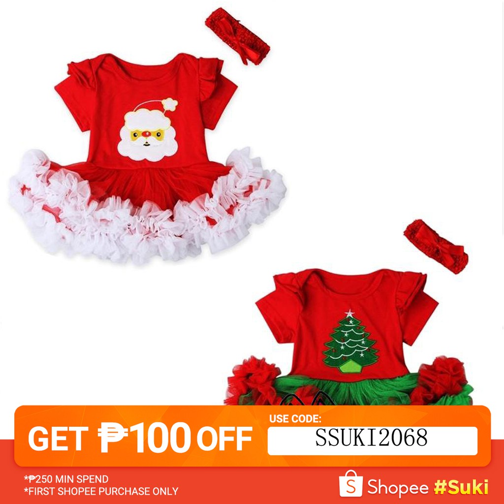 my first christmas dress for baby