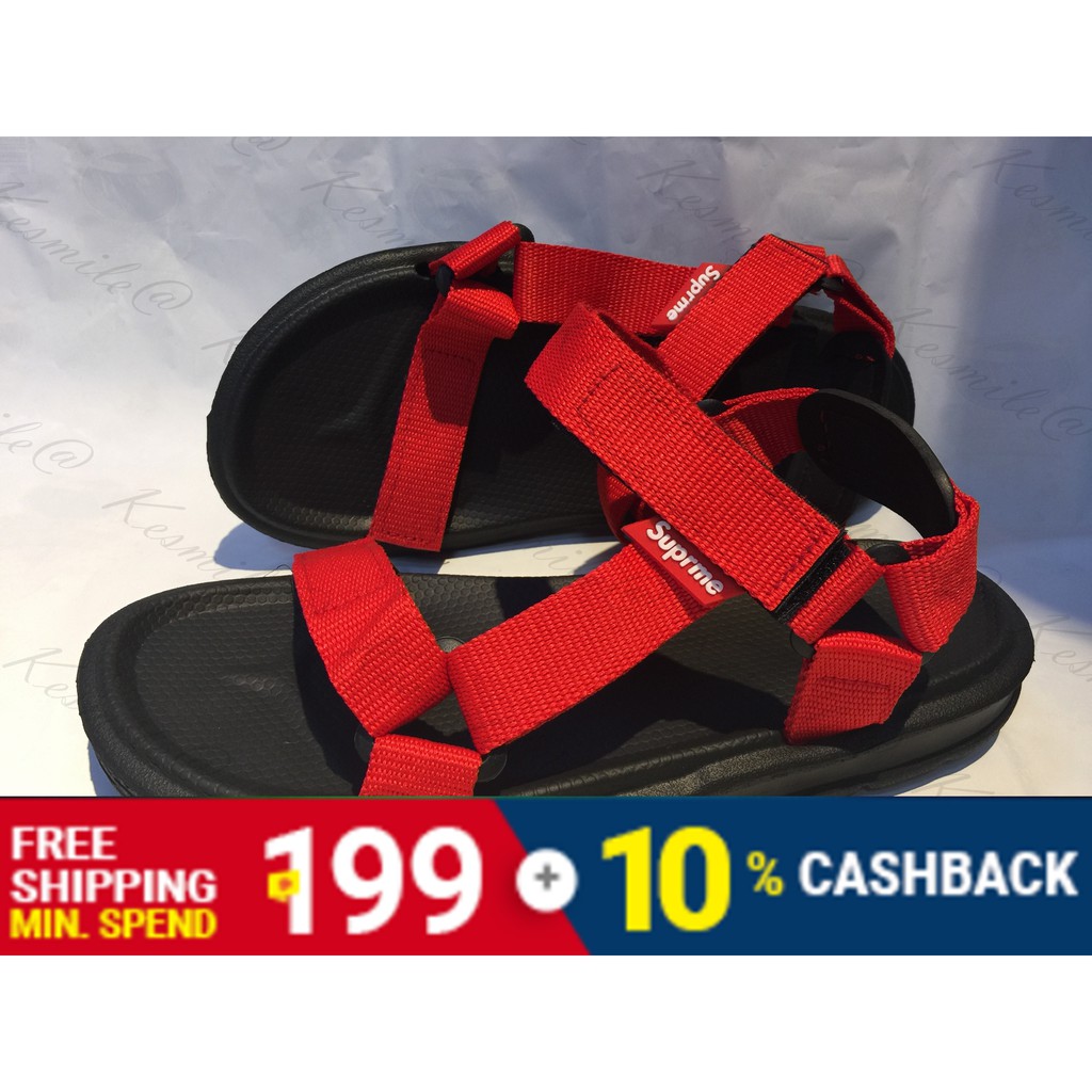 supreme flip flops for men