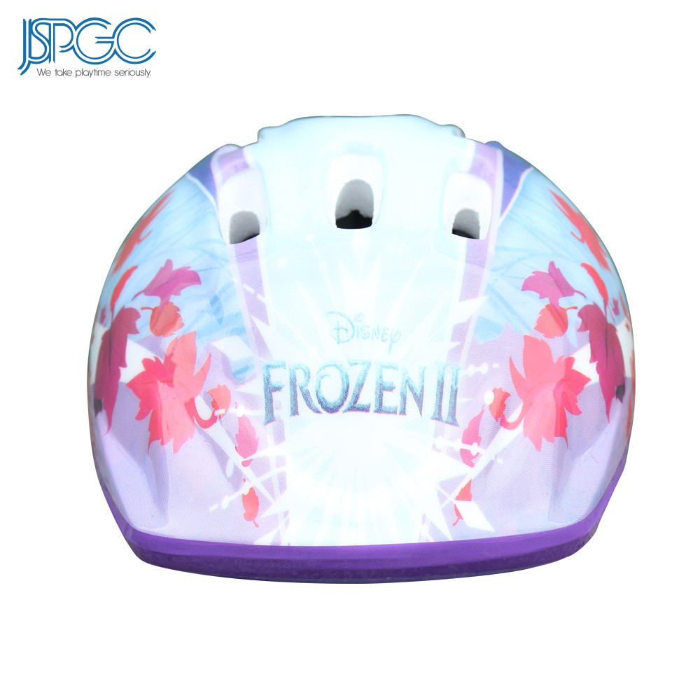 frozen helmet and knee pads