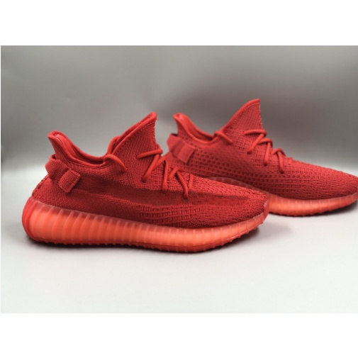 all red yeezy adidas