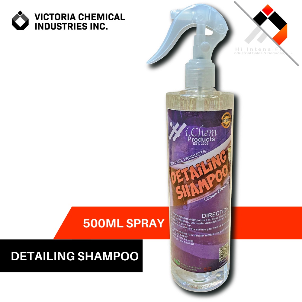 DETAILING SHAMPOO 500ml SPRAY BOTTLE (INTERIOR CAR FABRIC, HEADLINER