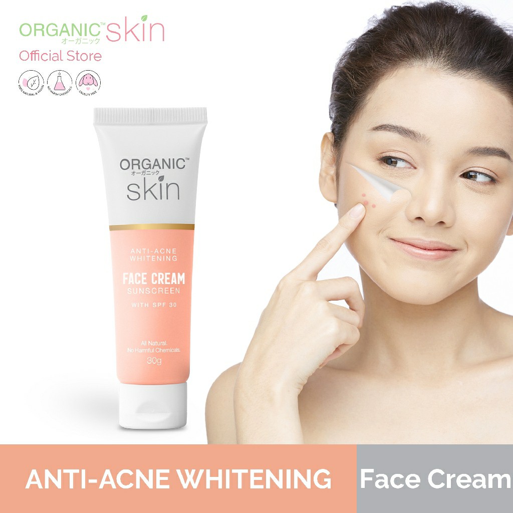organic face cream with spf