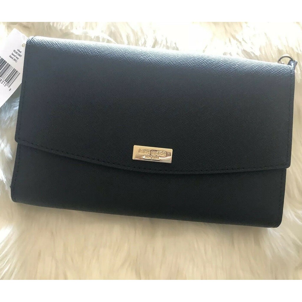 Authentic Kate Spade Laurel Way Winni Safiano Leather Crossbody Clutch  Wallet Body Bag | Shopee Philippines