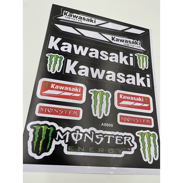 Kawasaki Monster Energy Stickers Vinyl Decals presyo ₱72