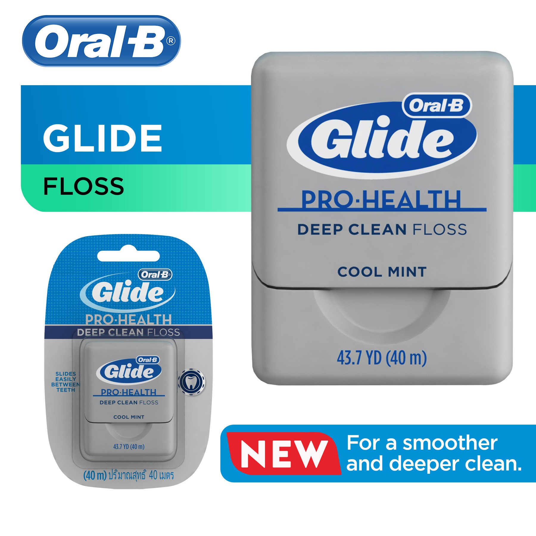 Oral-B Dental Floss Glide 40m | Shopee Philippines