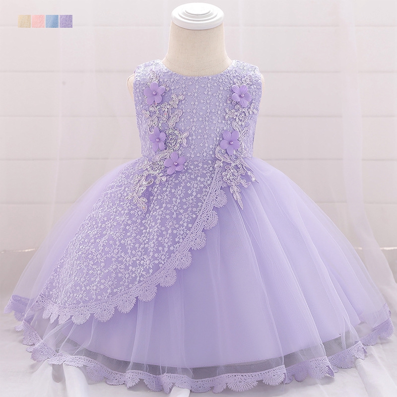 light purple baby dress
