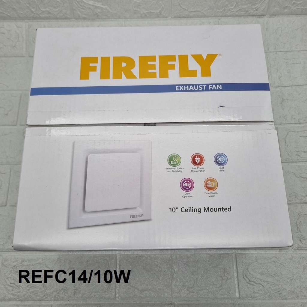 Firefly 10" Ceiling Mounted Exhaust Fan FEFC14/10W Shopee Philippines