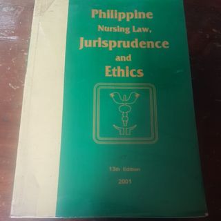 Nursing law and ethics