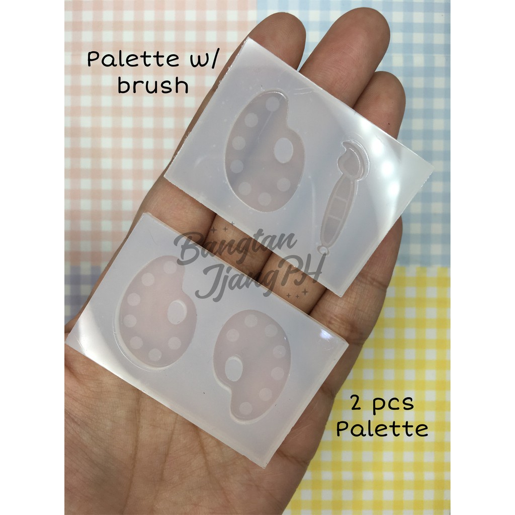 MINI PAINT PALETTE RESIN SILICONE MOLDS Shopee Philippines