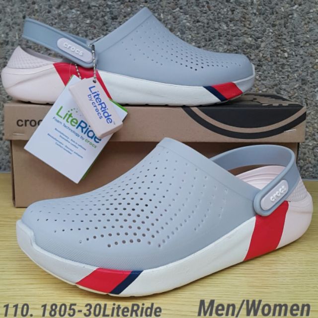 crocs literide colorblock clog