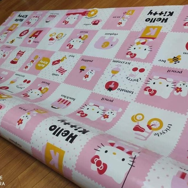 Hello Kitty Linoleum / Floor Mat / Renolium ( ₱100/yard) Starts at 3