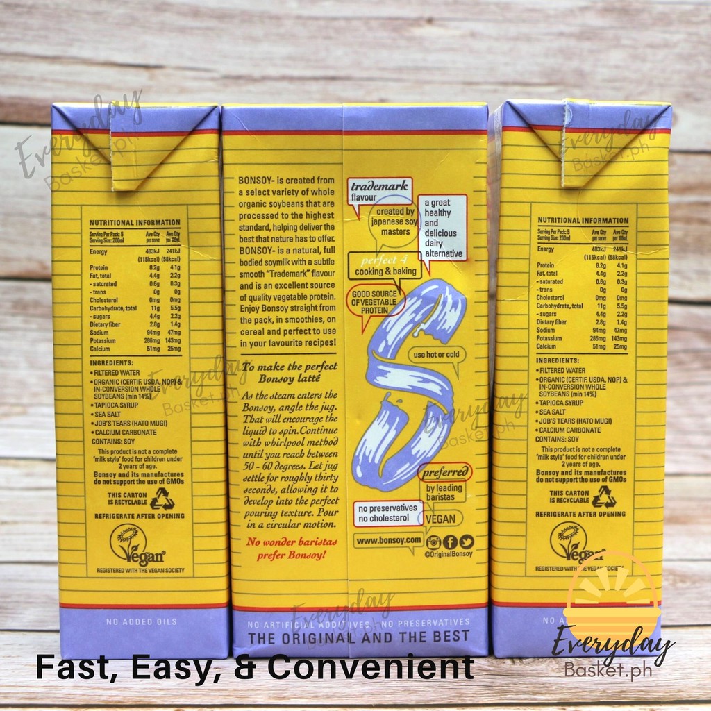 Original Bonsoy Soy Milk 1 L (Australia's No. 1) Also Available