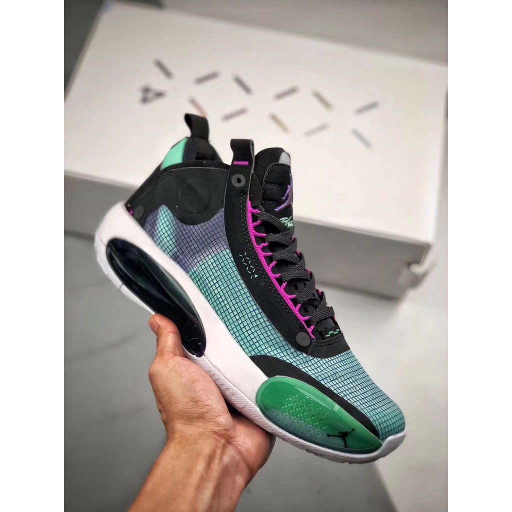 Nike Air Jordan 34 Blue Void Men S Basketball Shoe Eclipse Aj 34 Shopee Philippines