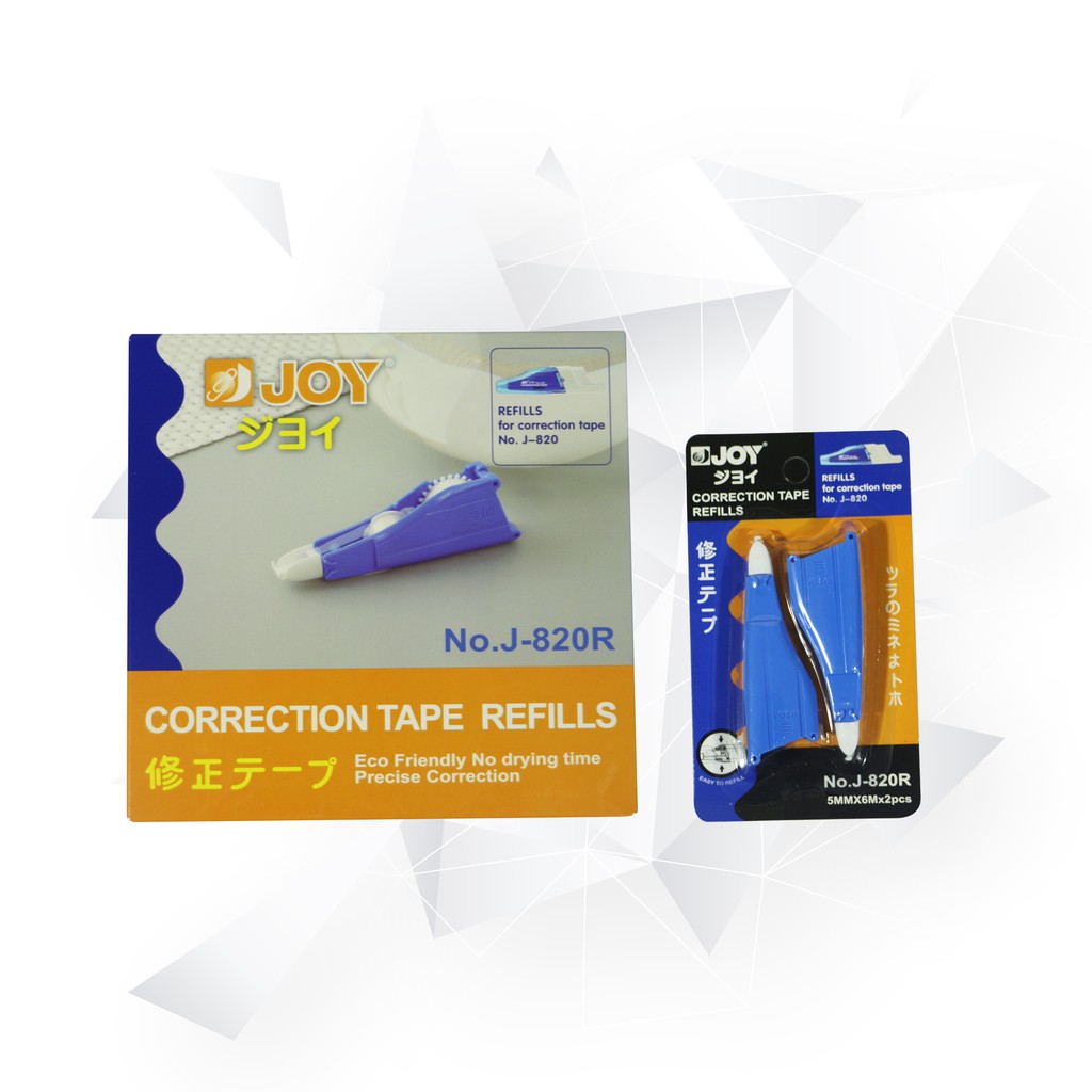 Joy Correction Tape Refill J820R 5mm x 6m (2 Pcs.) Shopee Philippines
