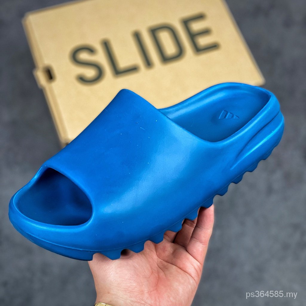 yeezy sandals blue