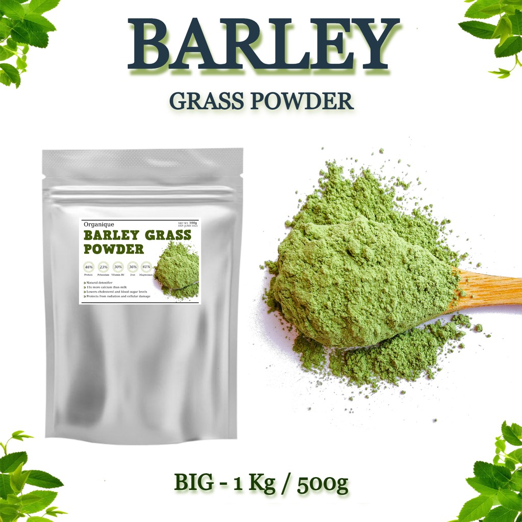 Zenfiber Organic Barley Grass Powder 1kg / 500g Shopee Philippines