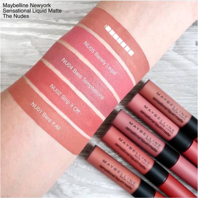 maybelline bare it all