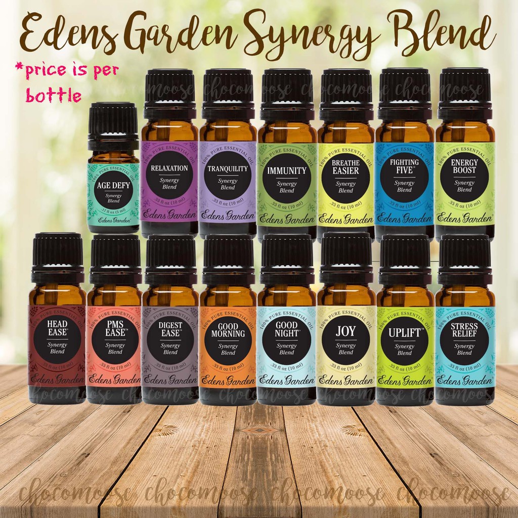 Edens Garden Synergy Blends Pure Essential Oil Shopee Philippines