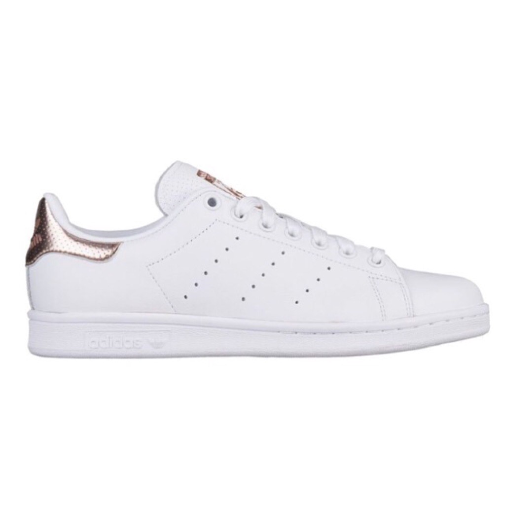 stan smith metallic rose gold