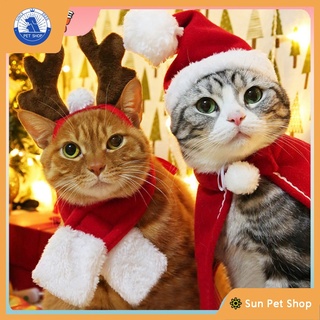 Pet Christmas Headgear Dog and Cat Holiday Funny Christmas Clothes