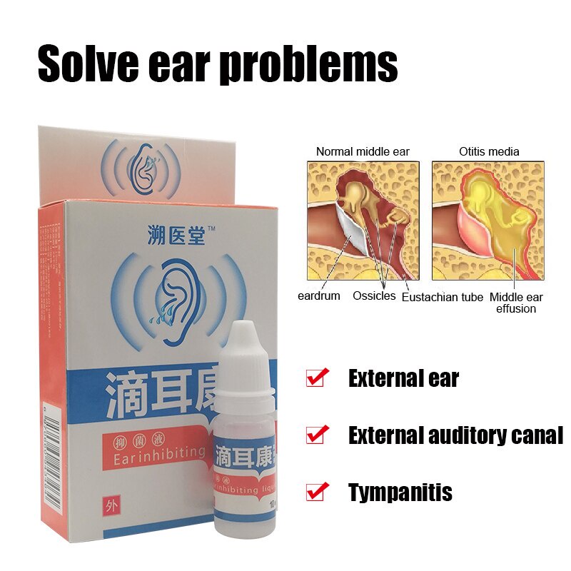 Chinese Medicine Treatment of Acute Otitis Media, Ear Drops, Ear Drops