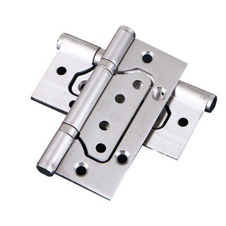 1pair 304 Stainless Steel Ball Bearing Flush Hinges Door Hinges Thick with Screws #7