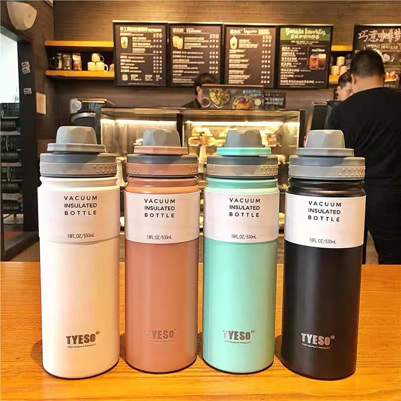 530ml/750ml Vacuum Insulated Bottle Tumbler Portable Stainless Steel