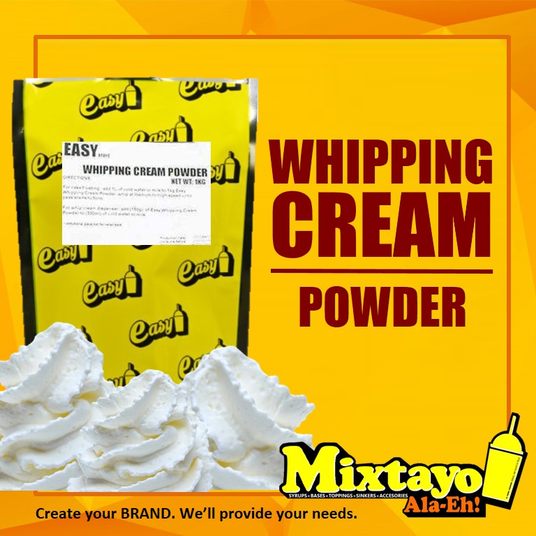 Whipping Cream (Easy Brand Topping for Frappe, Cakes, etc) Shopee Philippines