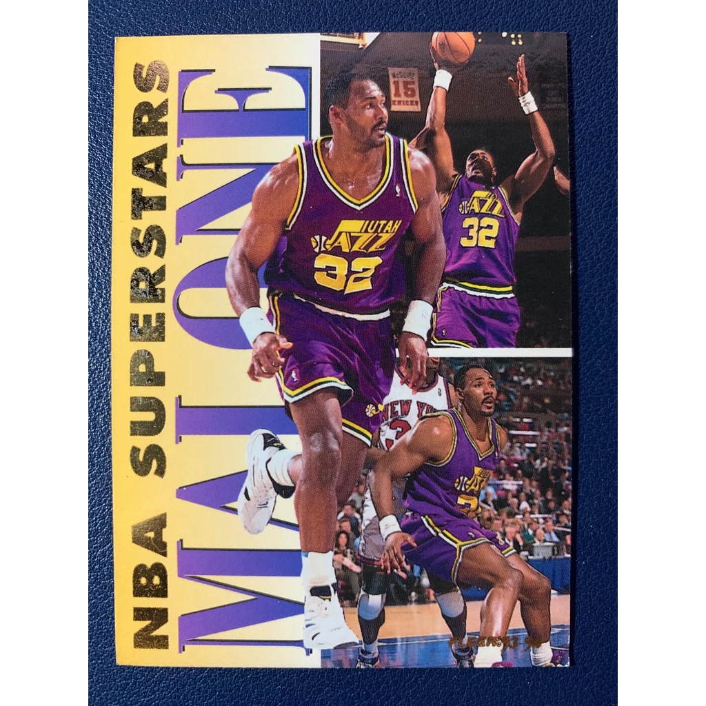 1993 Fleer NBA Superstars Basketball Card - Karl Malone