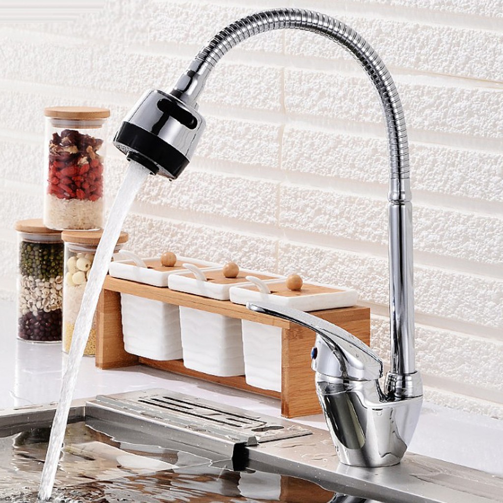 Kitchen Faucet Basin Cold And Hot Sink Faucet Swivel Handle