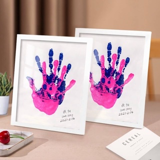 【Fashion Photo Frame】 Qixi Valentine's Day Gift DIY Couple Fingerprint Memorial Frame Love Sending Boyfriend Girlfriends Girlfriends is meaningful
