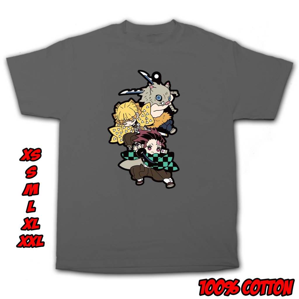 Demon Slayer Kimetsu No Yaiba Zenitsu Tanjiro Inosuke Shirt (K3 ...