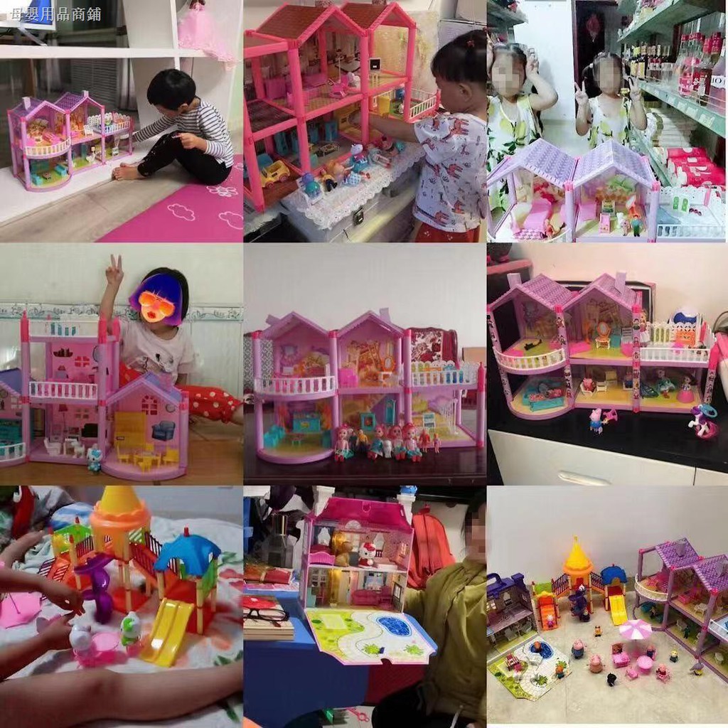 barbie doll house and kitchen