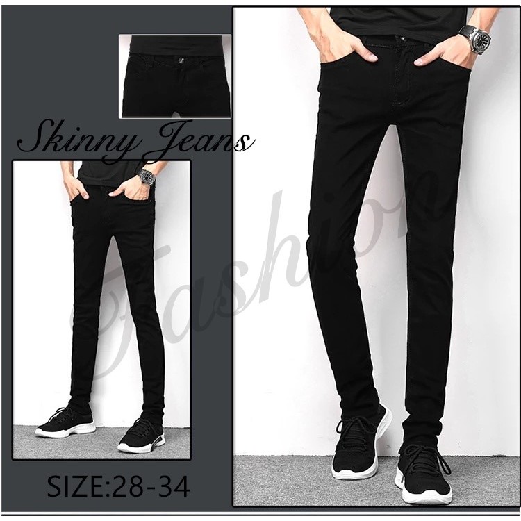 black skinny jeans with holes