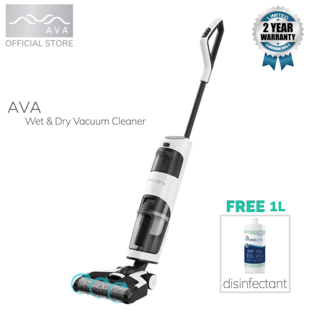 AVA Wet and Dry Cordless Vacuum Cleaner, Upright Floor Cleaner 3in1
