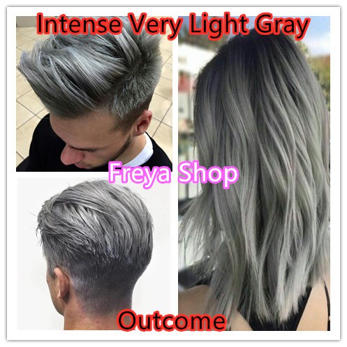 Intense Very Light Gray Hair Color With Oxidant ( 9/1 Bob Keratin Permanent  Hair Color ) | Shopee Philippines