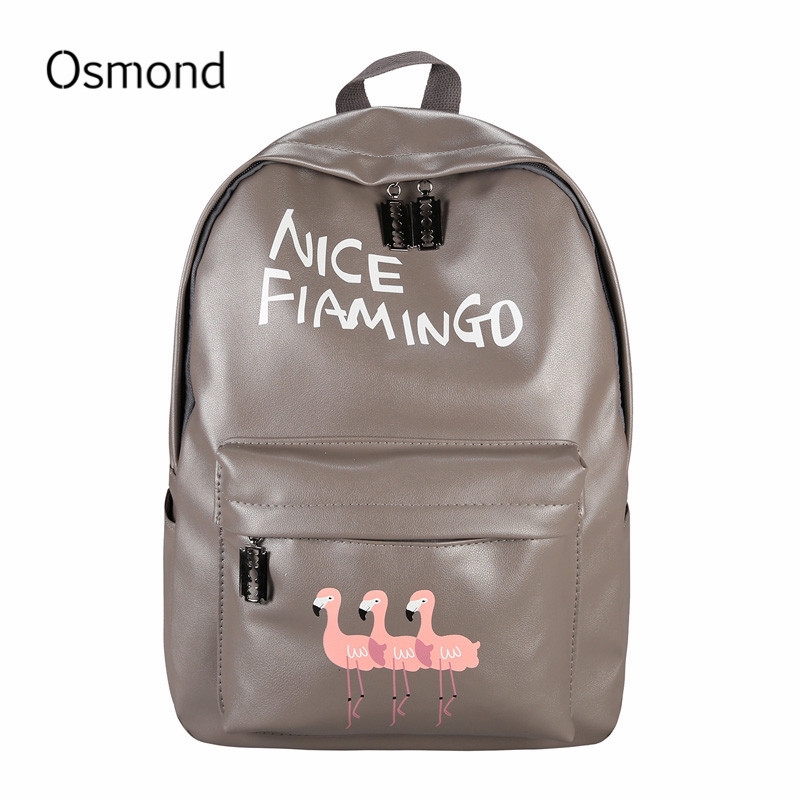 flamingo school bag