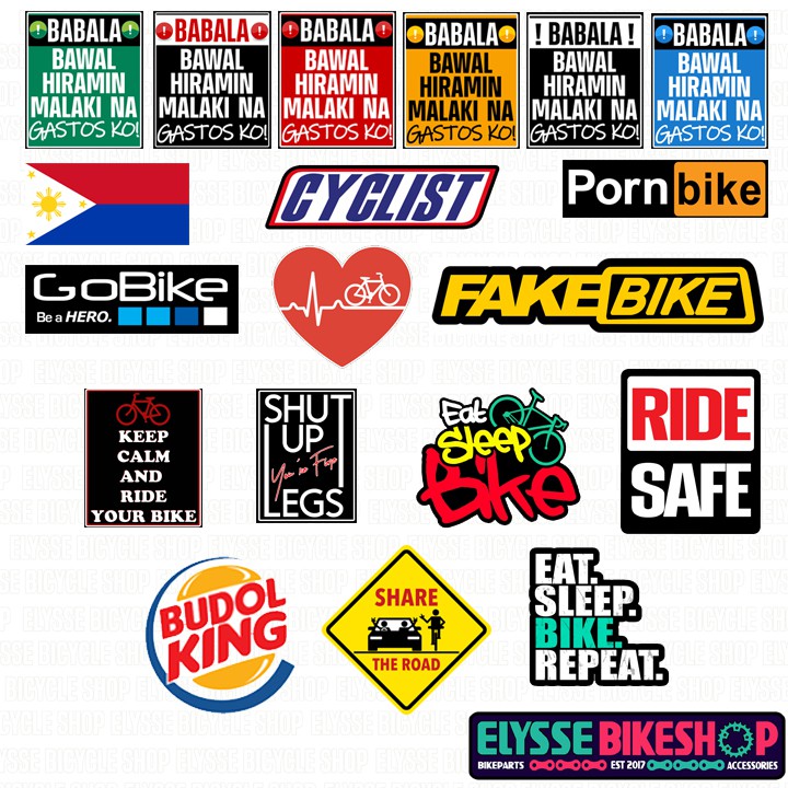 Bicycle/Motorcycle MEMES sticker PLS Check Sizes on the Description ...