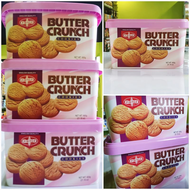 Fibisco Butter Crunch Cookies 600g, Crunchy Cookies, Butter Cookie