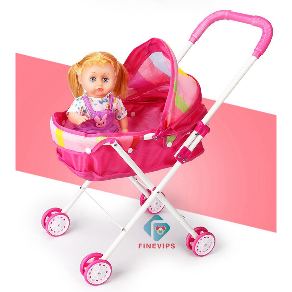 plastic doll stroller